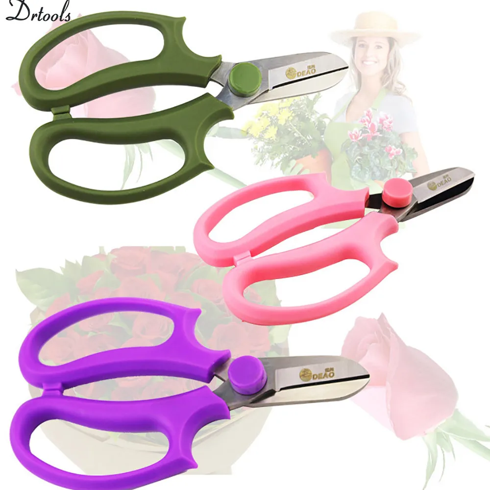 Garden Pruning Shears Floral Shears steel Floral Fruits Leaf Scissors Hand Pruner Trimming Tool Gardening Flower Arrangement