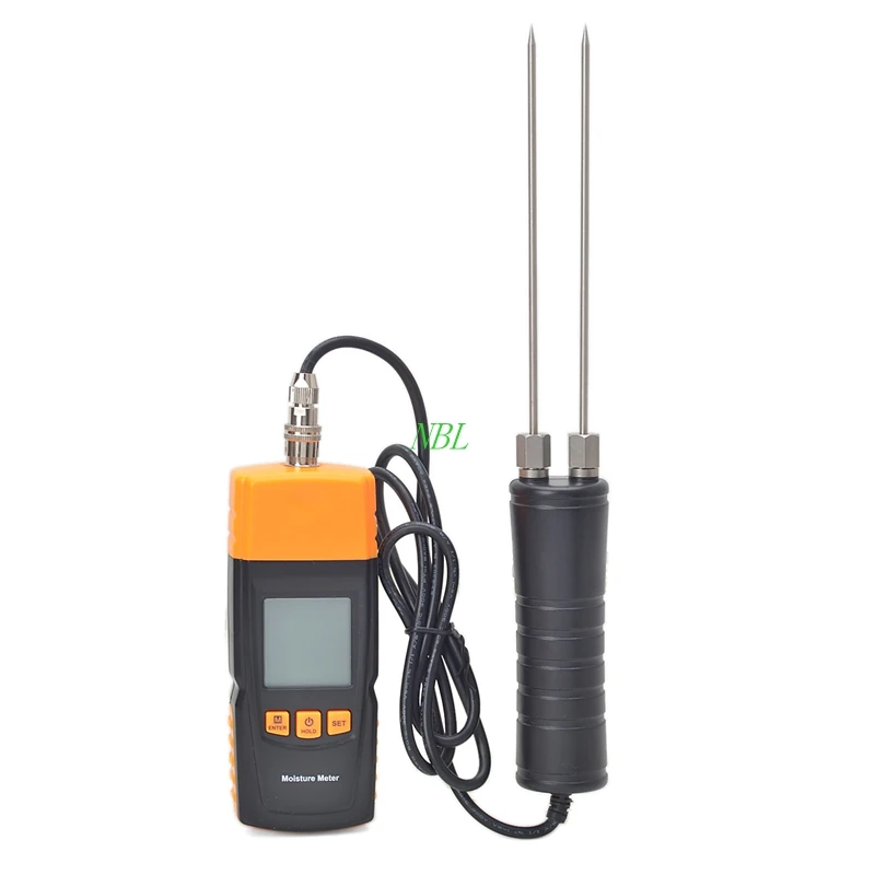 

Portable Digital Wood Moisture Meter GM620 Humidity Detector Tester Adjustable For 4 Tree Species With ATC Date Hold Function