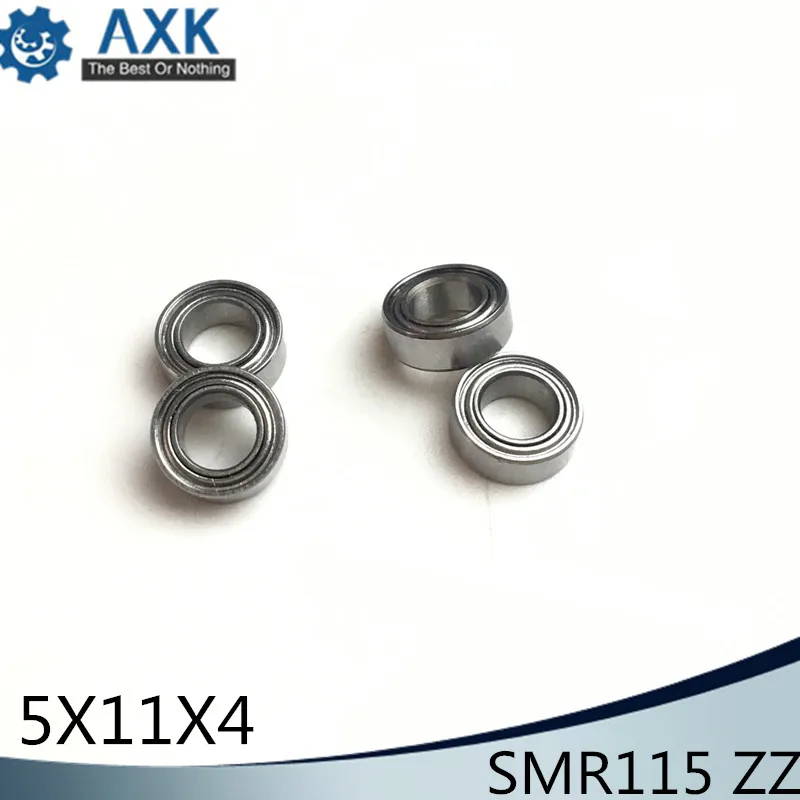 SMR115ZZ Bearing 5*11*4 mm ( 10PCS ) ABEC-1 Stainless Steel Ball Bearings Shielded  SMR115Z SMR115 Z ZZ