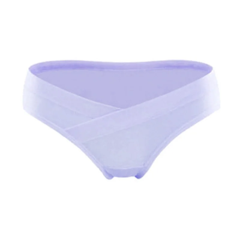 

Soft Cotton Belly Support Panties for Pregnant Women Maternity Underwear Breathable V-Shaped Low Waist Panty