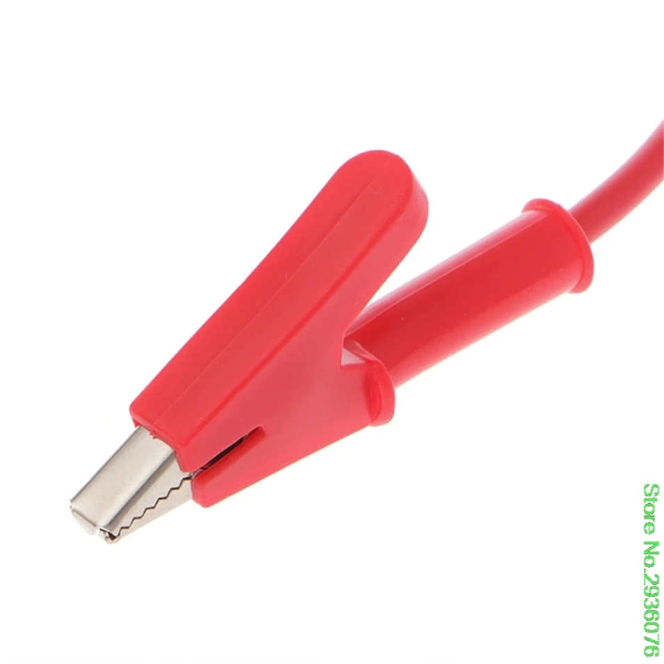 5 قطعة Cleqee P1024 المزدوج نهاية كليب كابل التمساح اختبار التحقيق سلك من الرصاص 100 سنتيمتر 5 ألوان 15A
