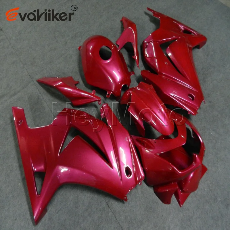 motorcycle fairings for ZX250R EX250 2008 2009 2010 2011 2012  pink ABS plastic panels kit Injection mold H3