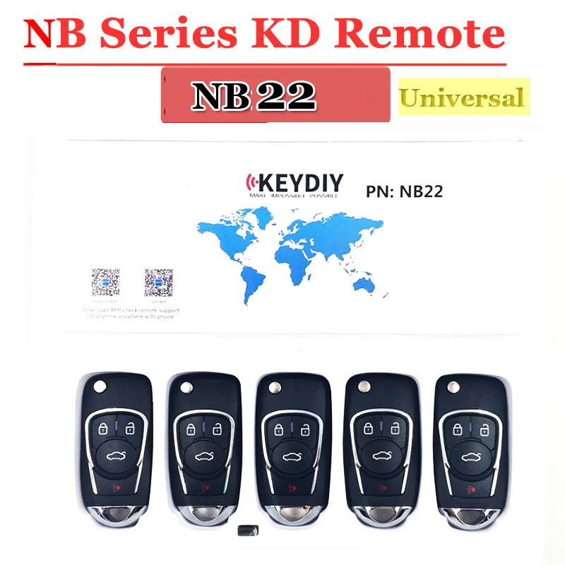 NB22 4Button Remote Control Car Key UNIVASAL Keydiy Remote Car Key For KD900 KDMINI Machine