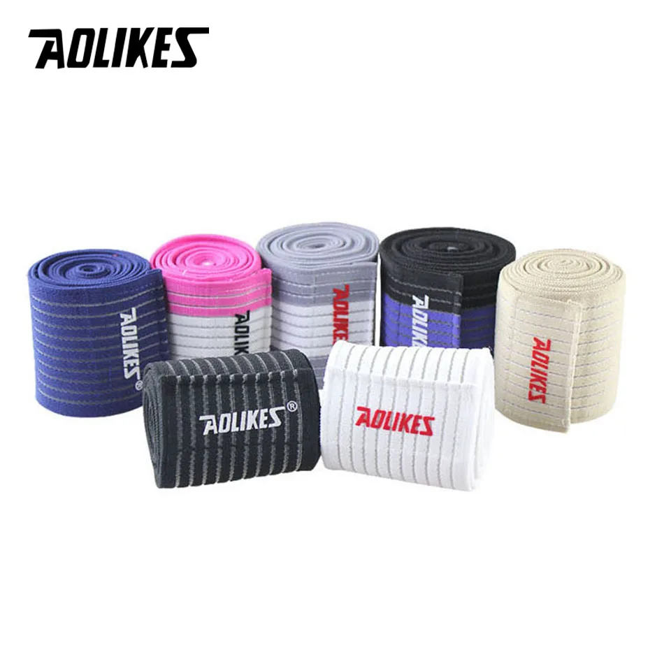 AOLIKES 1PCS Cotton Elastic Bandage Hand Sport Wristband Gym Support Wrist Brace Wrap carpal tunnel images - 6