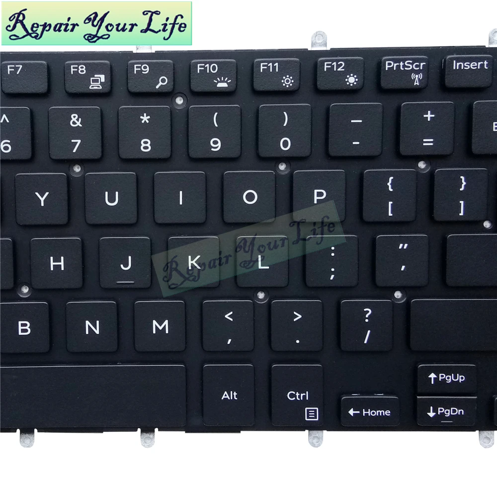 Repair You Life laptop keyboard for Dell for Inspiron 14 Gaming 7466  14-7466 13 5368 5378 7368 7378 US keyboard with backlit