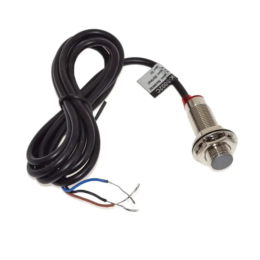 Hall sensor proximity switch NJK-5002C NPN three-wire normally open magnet M12 Line length 1.2 meters