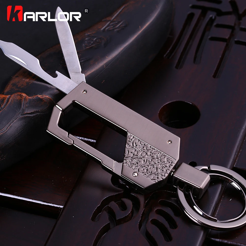 Key Holder Muti-function Keychain Car Keyring With Knife Screwdriver Bottle Opener Tool Automobiles Car Styling Accessories Gift