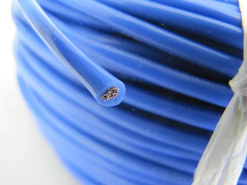 1meter Red Black Blue12# 10# 12AWG 10AWG Heatproof Soft Silicone Silica Gel Wire Connect Cable For RC Model Battery Part