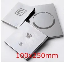 100x250mm Size Pad Print Cliche Making Customized Pre-imaged Metal Plate