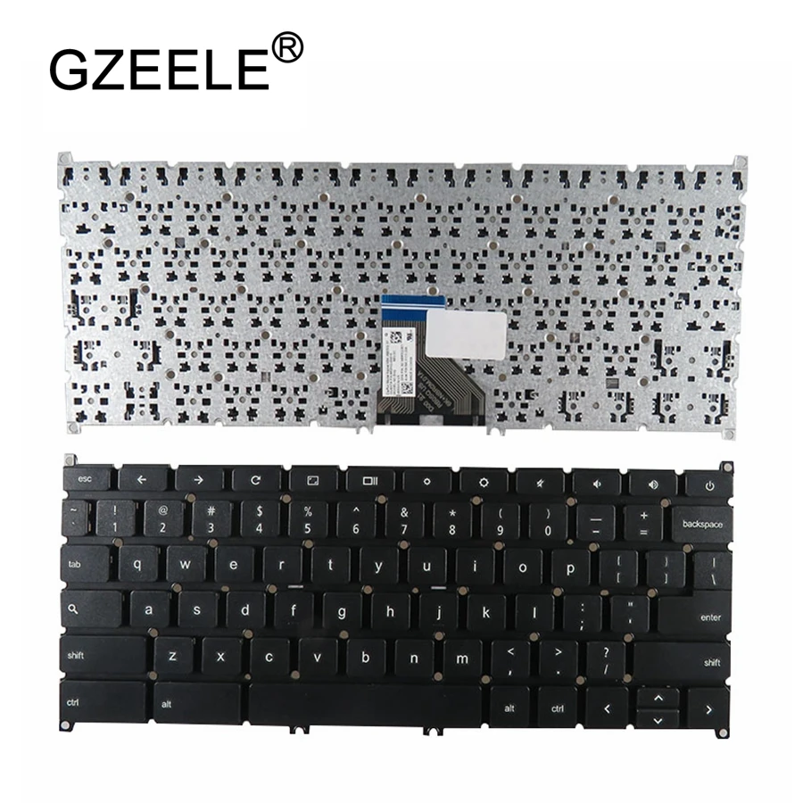 

GZEELE US Laptop keyboard for ACER C720-2848 C720P-3871 C730 C730E C740 C720 C720P English layout AEZHNU00010 NK.I1117.026