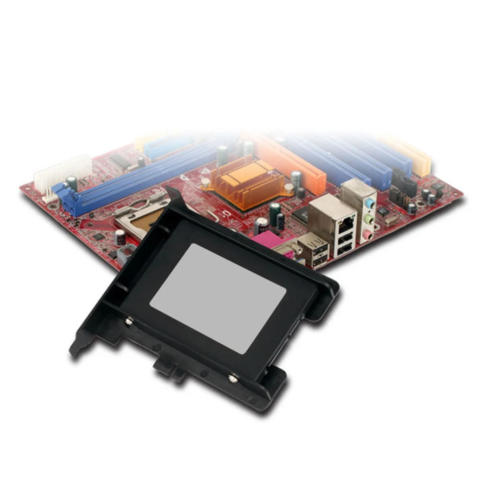 PCI Slot 2.5inch HDD/SSD Rear Panel Mount Bracket Hard Drive Adapter Tray Caddy