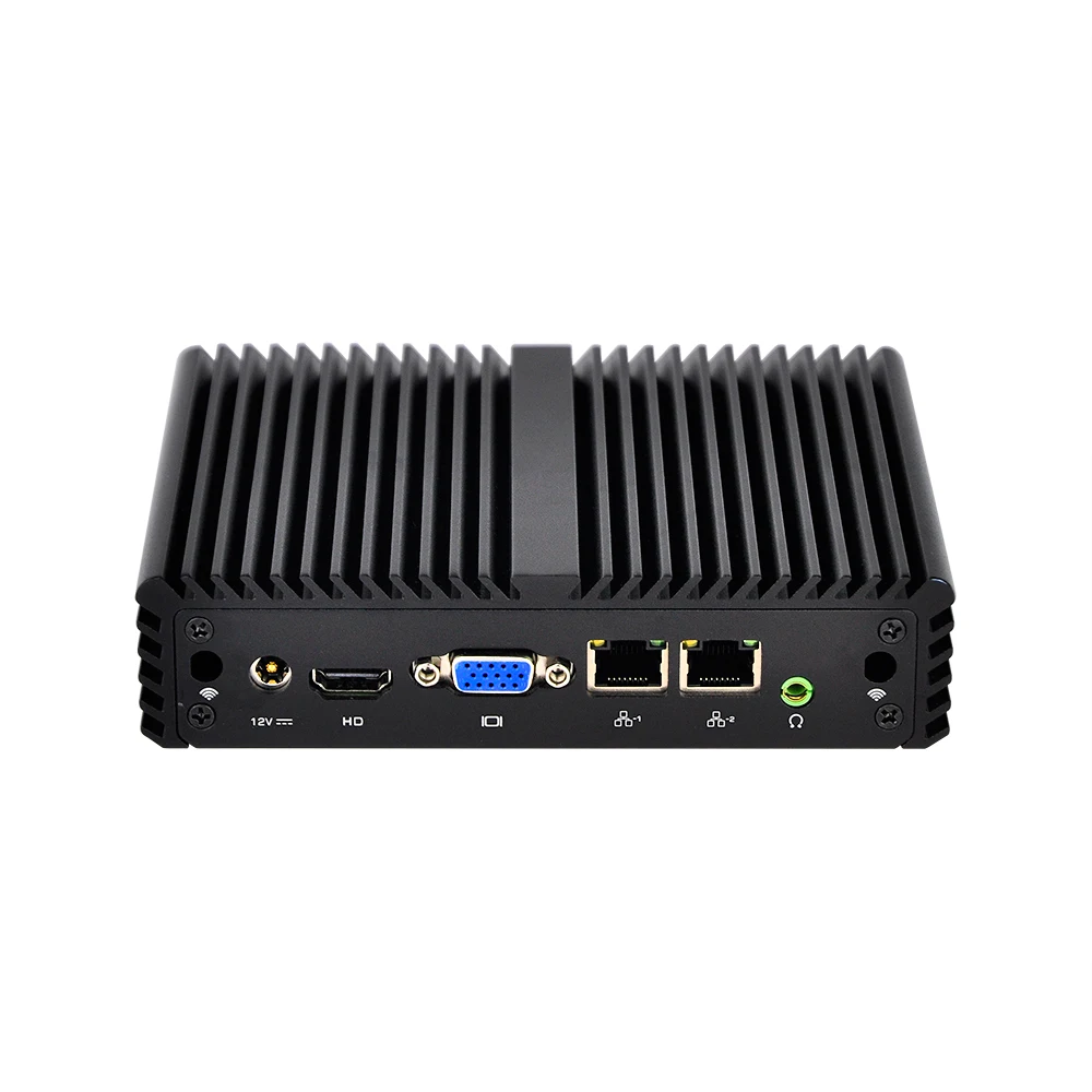 Imagem -03 - Kansung Baytrail Intel Quad Core J1900 Mini pc Gigabit Lan Industrial Fanless pc Computador Desktop Ubuntu Windows