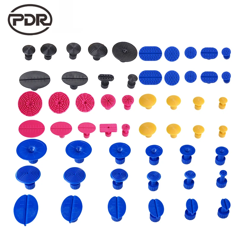 PDR Tools Paintless Dent Repair Dent Removal Glue Tabs Fungi Suction Cup Suckers 45pcs /set High Quality