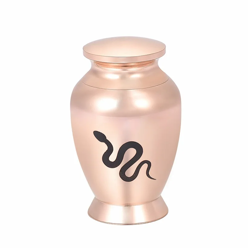 Mouse Engraved Small Cremation Urn Hold Pet Animal Ashes,Stainless Steel Funeral Cremation Mini Jar/Urn for Memorial