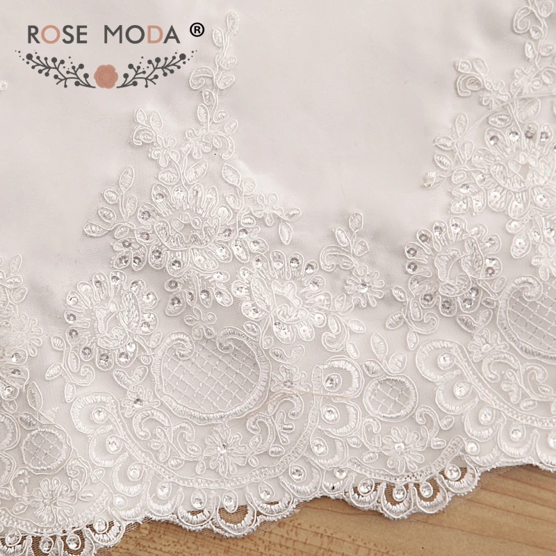 Rose Moda Real Photos Luxury Long Sleeves Wedding Ball Gown with 3M Royal Train Heart Shape Back Custom Make