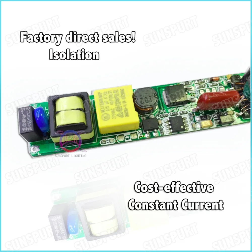 5Pcs CE PFC Isolation 25W AC85-277V LED Driver 12-25x1W 240MA DC35-85V Constant Current LED Power For LED T8 Lamp Free Shipping