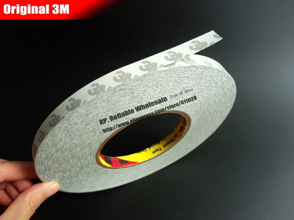 50M/roll (2mm~25mm) Original 3M 9080 High Adhesive Tape High Temperature Resist for LED Light Strip Phone LCD Touch Screen Bezel