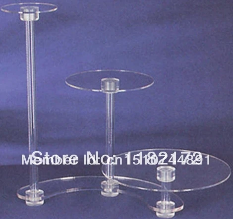 

wedding decoration 3 Tier high quality Layout Beautiful Acrylic Cupcake Stand Party / Wedding / Festival Supplies