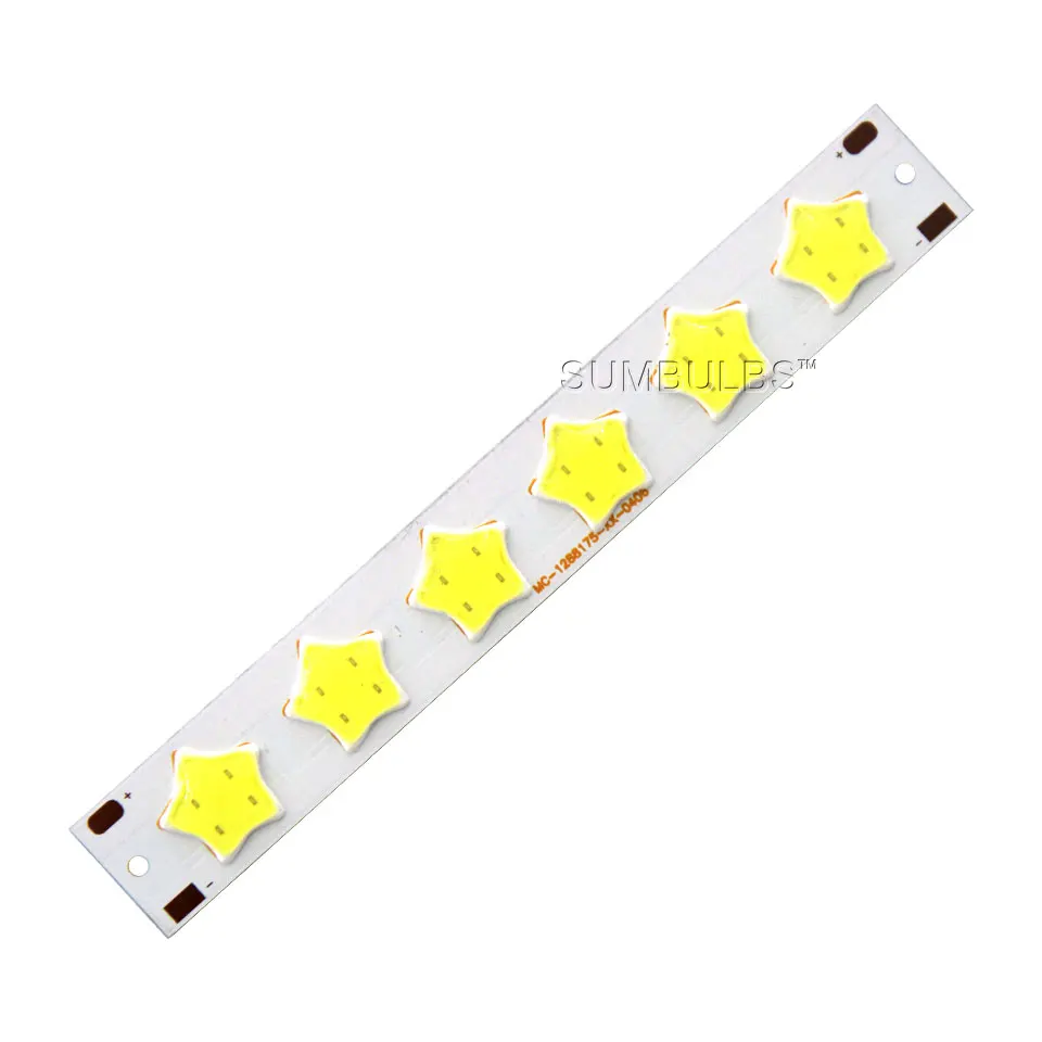 Sumbulbs – ampoule en forme de flèche en forme d'étoile, COB, 5W, 12V DC, bande lumineuse pour brico