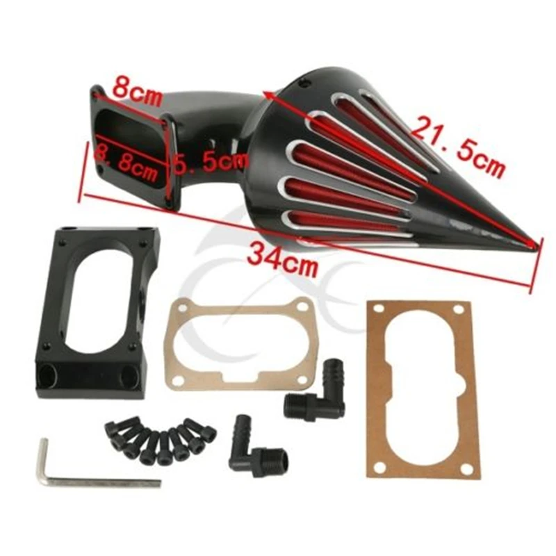 Kits de limpiador de aire para motocicleta, filtro de admisión para Kawasaki Vulcan VN 2000 Classic LT modelo 2004-2010 2005 2006 2007 2008 2009