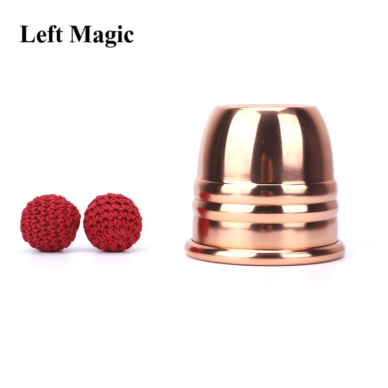 Super Copper Chop Cup (Diamter 7cm) - Magic Tricks Cup And Balls Close Up Magic Props High Quality Magnetic Magic Trick