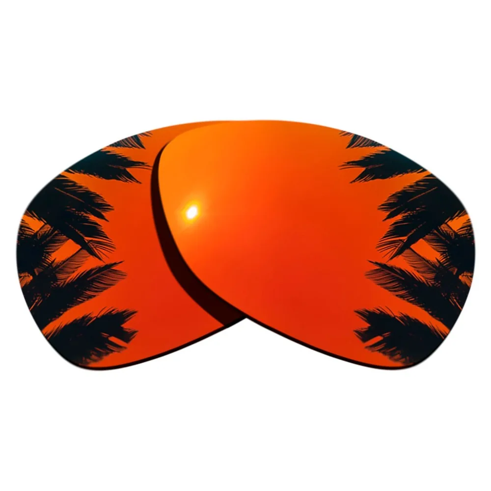 (24K Gold+Orange Red Mirrored Coating) 2-Pairs Polarized Replacement Lenses for Crosshair 2012 100% UVA & UVB Protection