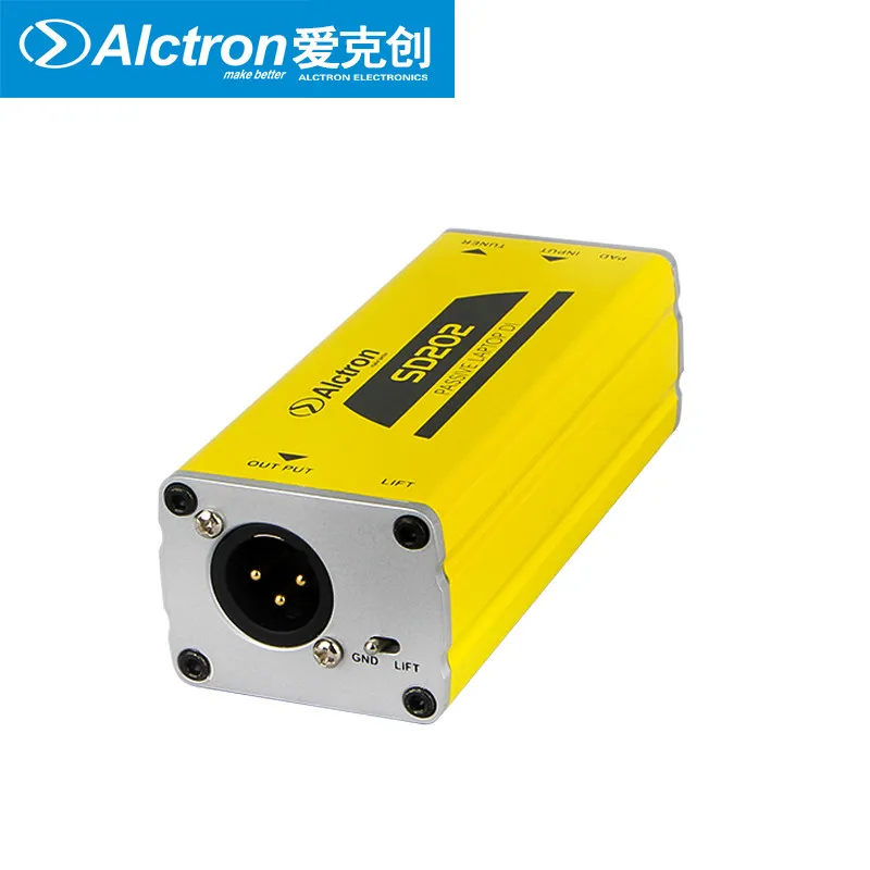 Alctron SD202 صندوق DI سلبي عالي الأداء لأدوات الإخراج العالية