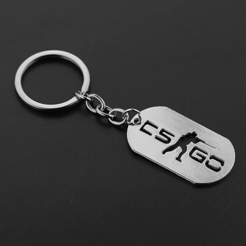 Game CSGO metal Keychain Counter Strike CS GO Alloy Key Chains For Men Male Keying Porte Clef Chaveiro Backpack accessories