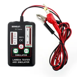 All-sun EM272 Lambda tester e simulatore test 1,2,3 e 4 fili sensori custodia in ABS durevole batteria scarica