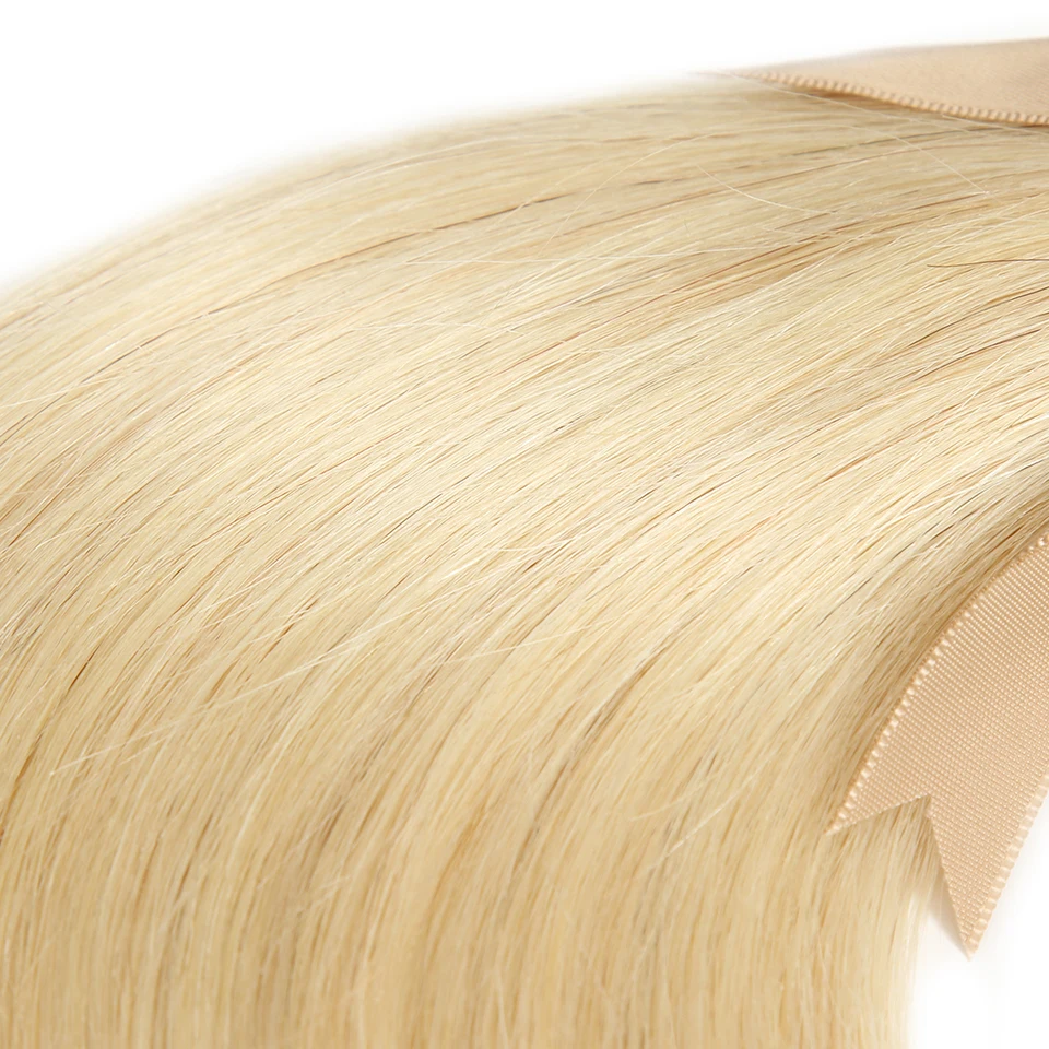 Sleek 613 Honey Blonde Bundles Straight Hair Brazilian Hair Weave Bundles Straight Remy Hair Extensions 10 to 26 Inches