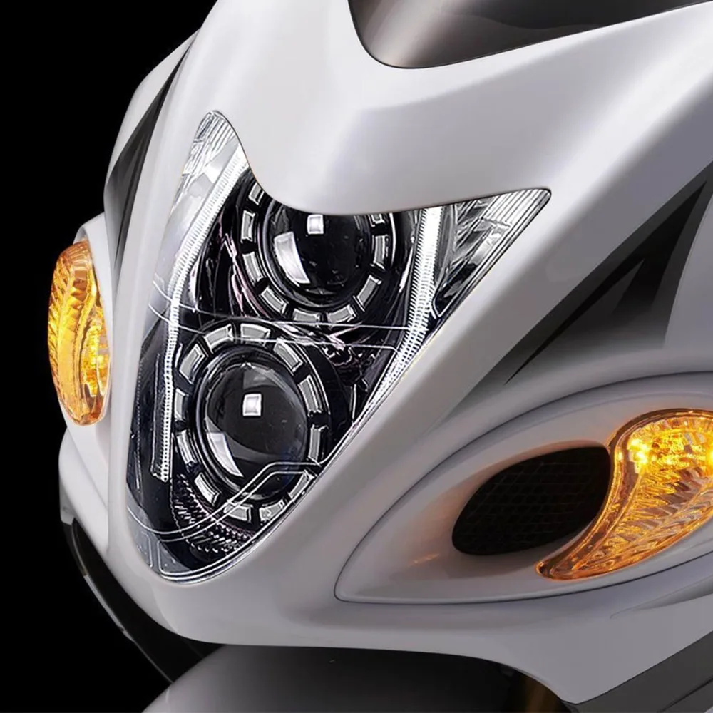 KT Motorcycle Full LED Headlight Assembly for Suzuki Hayabusa GSX1300R 2008-2020 Front Headlamp Completed