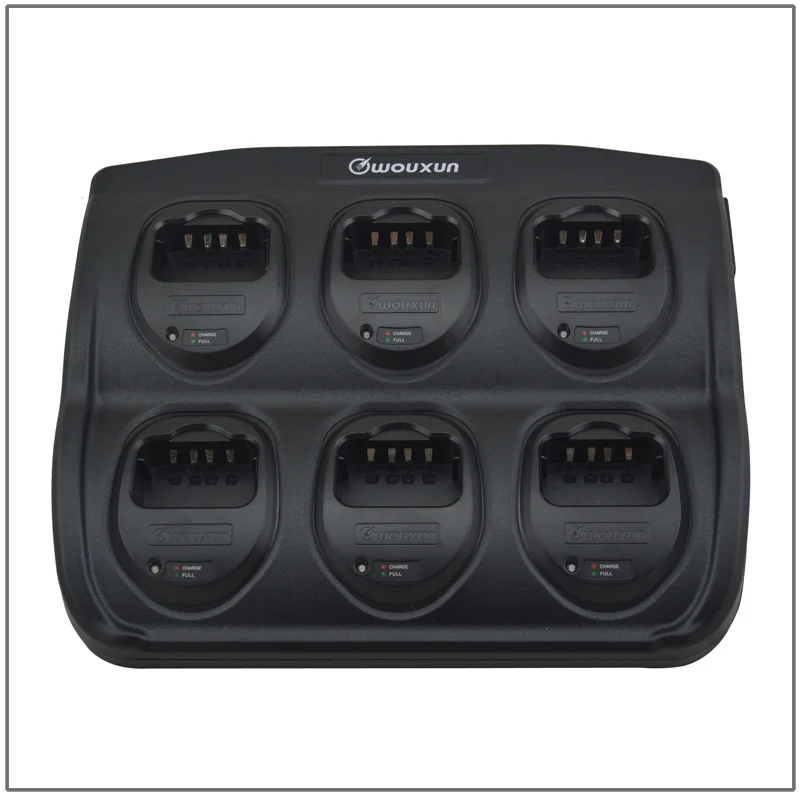 Original Wouxun 6 Way Rapid Charger Six way Multi-charger Universal Rapid for Wouxun KG-UVD1P/UV6D/UVA1/833/689E/699E Radio