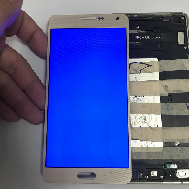 Tested A700 LCD Screen For Samsung Galaxy A7 2015 A700 A7000 A700H LCD Display Touch Screen Digitizer Assembly