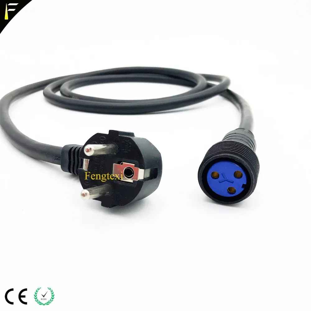 4 Pieces Fits Outdoor Stage PARs DMX Extension/Power Supply Extension/ Power Supply Connect Waterproof 1m/2m/5m/10m Optional
