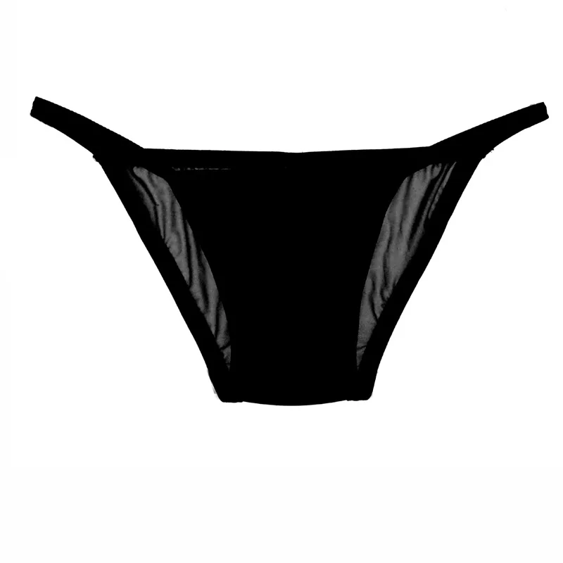 2019 hot Mens Bikini Underwear Sexy briefs Gay Men Transparent new low waist breathable nylon men\'s sexy briefs men\'s underwear