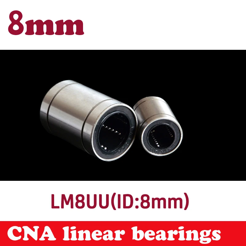 

Free Shipping 100pcs LM8UU 8mm Linear Bushing Linear Bearings CNC 3D Printer Parts