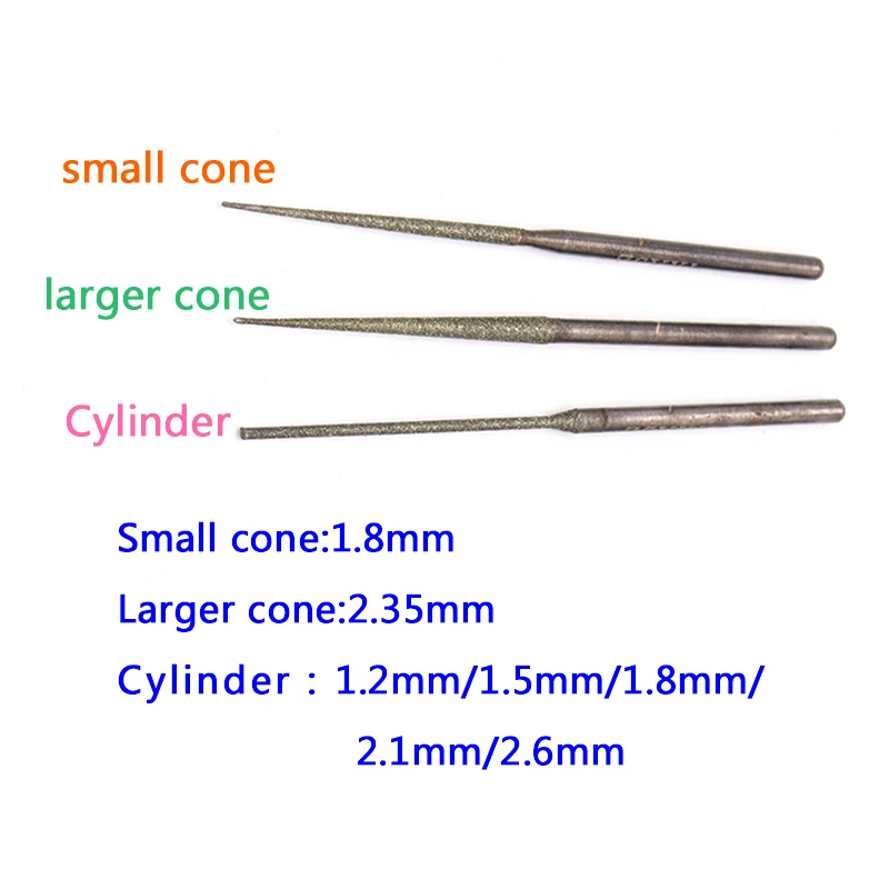 Tête de Meulage Diamantée à Tige de 2.35mm, 1/5 Pièces, Forets de Jolie çonnage pour Pierre D.lique, Divers Outils Dremel Carimplantés à Distance