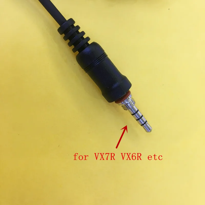 transparent acoustic air tube headphone for Yaesu VX7R VX6R VX120 VX177 etc walkie talkie