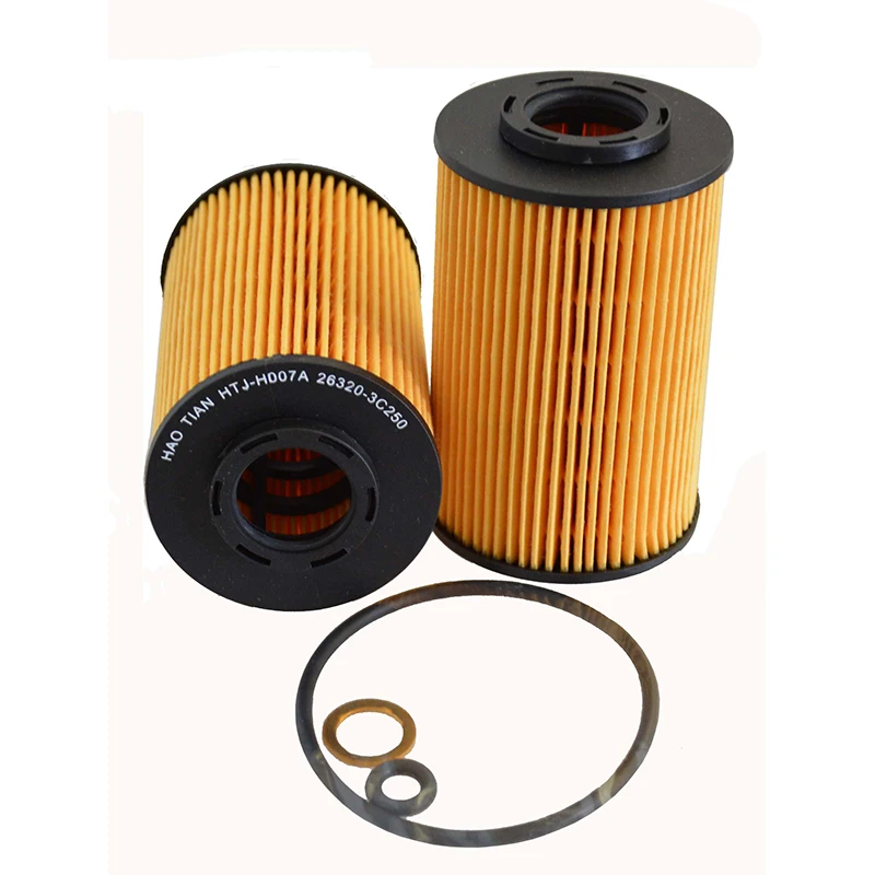 Car Oil Filter For HYUNDAI ACCENT i20 i30 MATRIX TUCSON i40 ix35 ix20 for KIA CARENS CEE'D RIO SOUL VENGA 26320-3C250