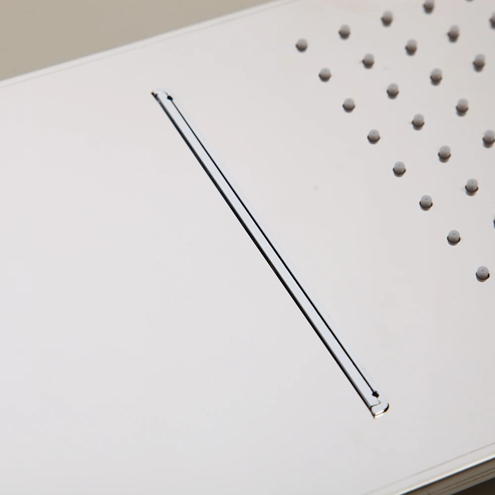 Imagem -03 - Kemaidi-chuveiro do Banheiro Rainfall Square Aço Inoxidável Wall Mount Overhead 8