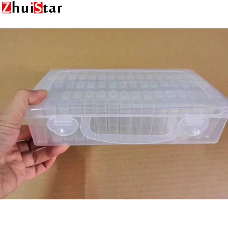 

New Diamond embroidery diamond painting tool! Daimond transparent plastic storage box, jewelry Drill Storage Box Gift