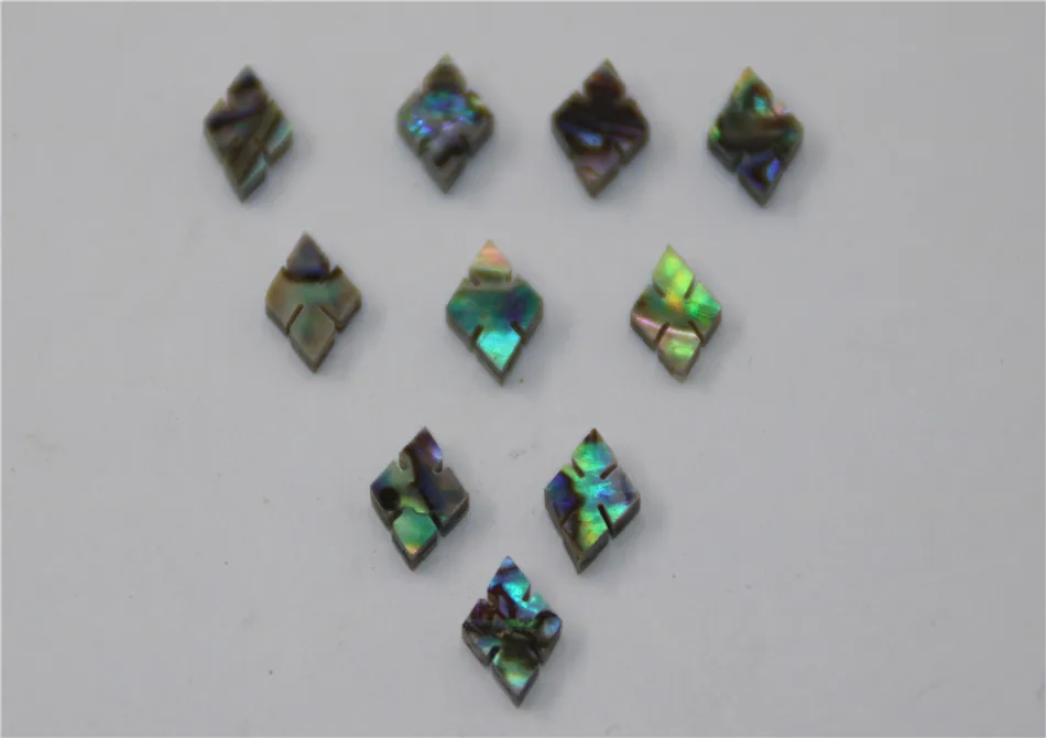HUATOOL 10 Stück/Set Echte Farbige Abalone-Muschelklangpunkte Gitarrenzubehör Material Durchmesser 2mm/3mm/4mm/5mm/6mm – Detail 39