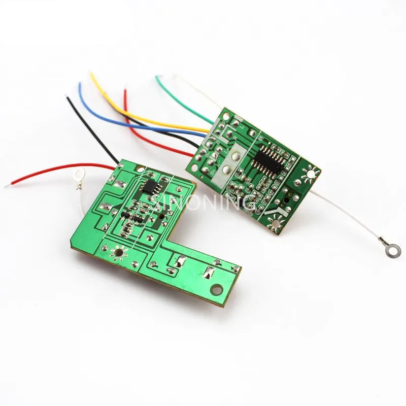 4CH RC remote control 27MHz/40Mhz circuit PCB transmitter&receiver board for toy car