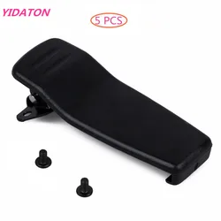 YIDATON 5PCS Black Back Clip Belt Clip for IC BP-209N BP-210N IC-A6 IC-A24 IC-V8 IC-V82 IC-U82 IC-F22 IC-F22S IC-F22SR IC-T3H