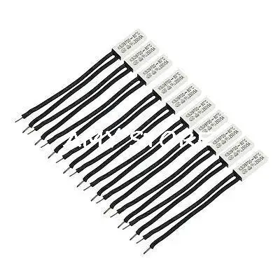 10PCS KSD9700 115C-155C 120/125/130/135/140/145/150C 플라스틱 열 보호기 온도 조절 스위치 온도 조절기 N/C 250V 5A