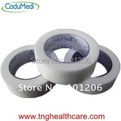 12pcs 1.25cm x 5y microporous paper tape micropore tapes adhesive surgical wound health taping eye's beauty No residue wound