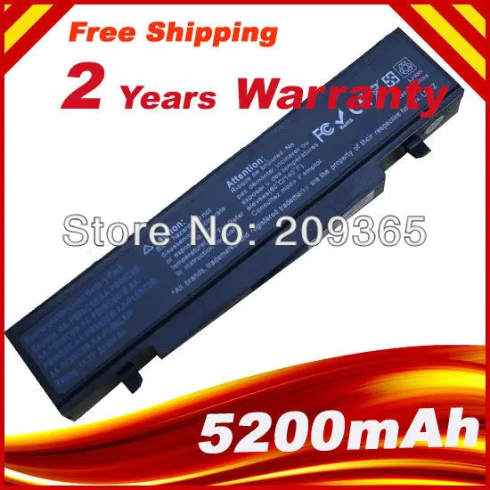 

New Battery for Samsung R530 R580 R730 R780 RV410 RV411 RV415 RV508 RV510 RF411 AA-PB9NS6B AA-PB9NC6W AA-PB9NC5B Black