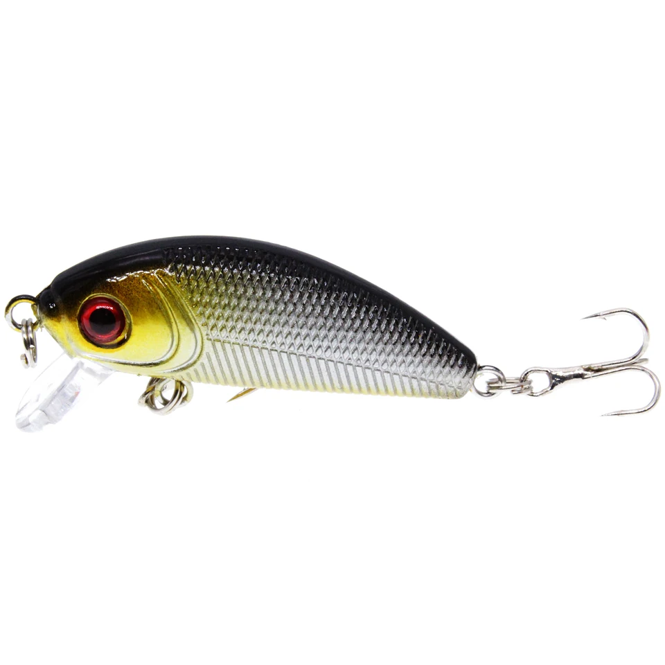 Minnow Fishing Lure 50mm 3.6g Topwater Hard Bait Japan Crankbait Carp Fishing Wobblers Artificial Tackle