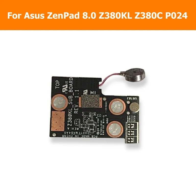 Microphone & Vibrator Jack port board For Asus ZenPad 8.0 Z380KL Z380C P024 tablet Replacement Repair Z380KL_SUB_BOARD