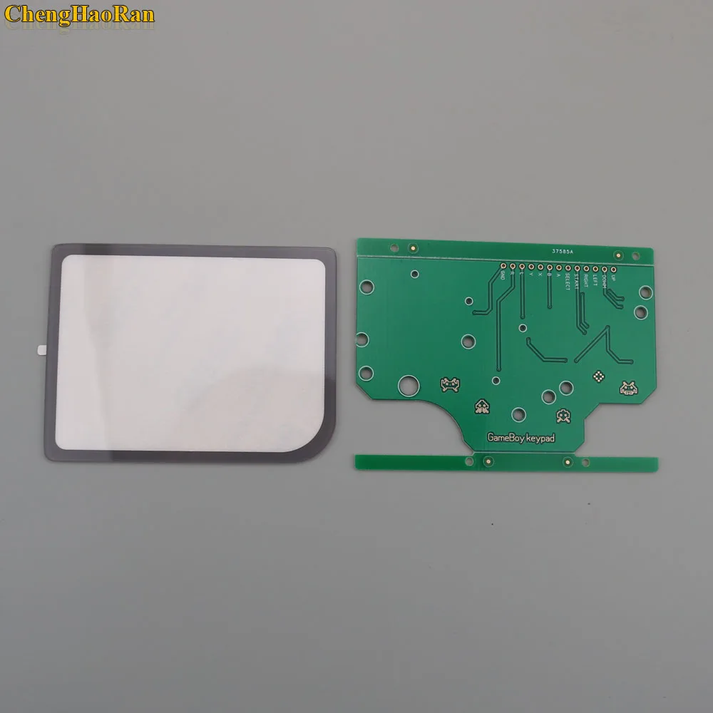 1 Lens + PCB DMG GB Plastic A B Button & Silicon Select Start Rubber Button For Raspberry Pi Zero PCB Board & Lens Protector